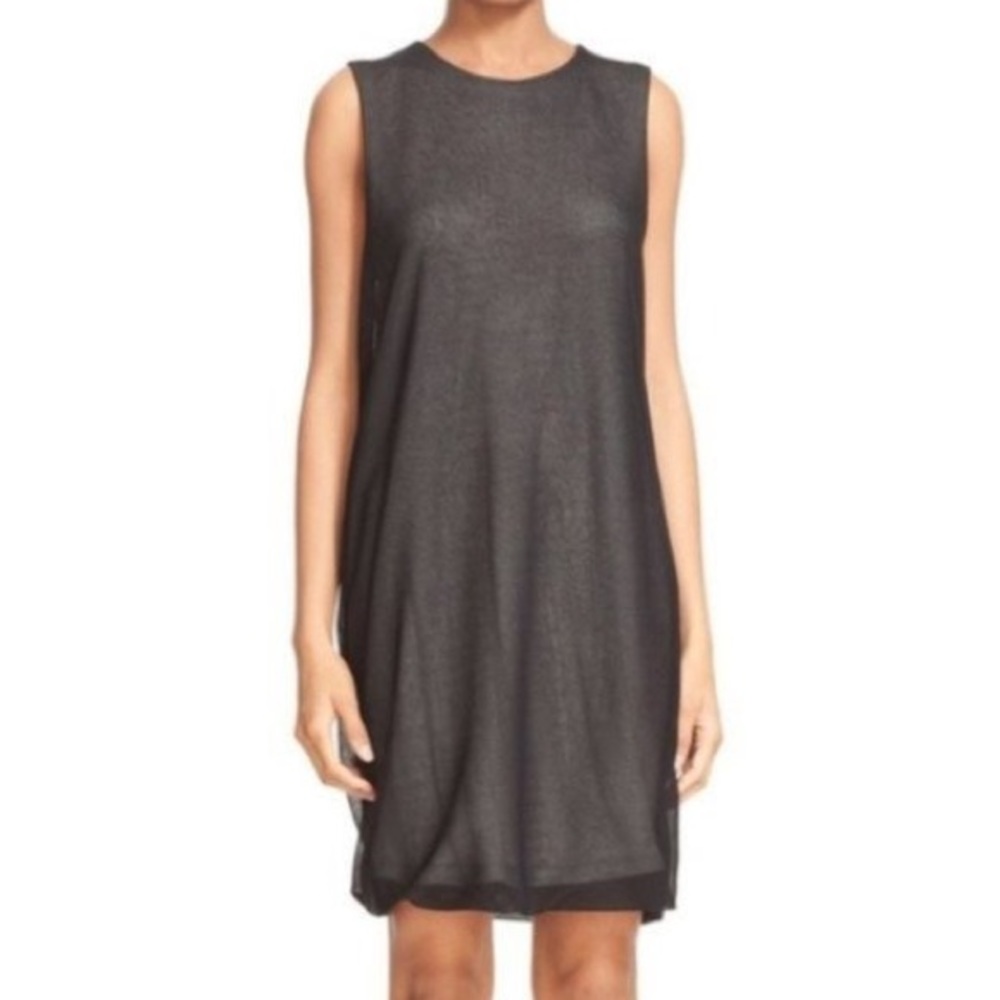 rag & bone mesh overlay shift dress